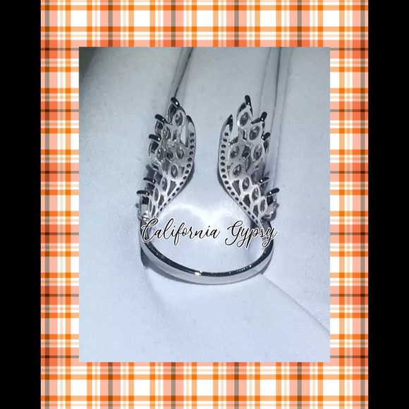 925 Sterling Silver Angel Wings - Picture 7 of 9